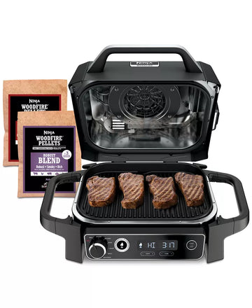 Woodfire Outdoor Grill & Smoker, 7-in-1 Master Grill, BBQ Smoker and Air Fryer with Woodfire Technology - OG701