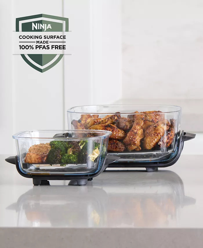 Crispi 4-in-1 Portable Glass Air Fryer Cooking System