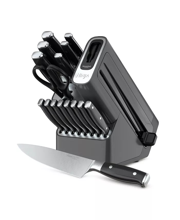Foodi NeverDull German Steel Premium Knife System 17 Piece Set