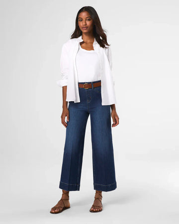 Cropped Wide Leg Jeans