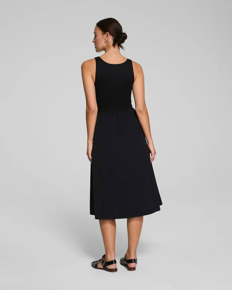 Jersey Scoop Neck Tank Midi Dress