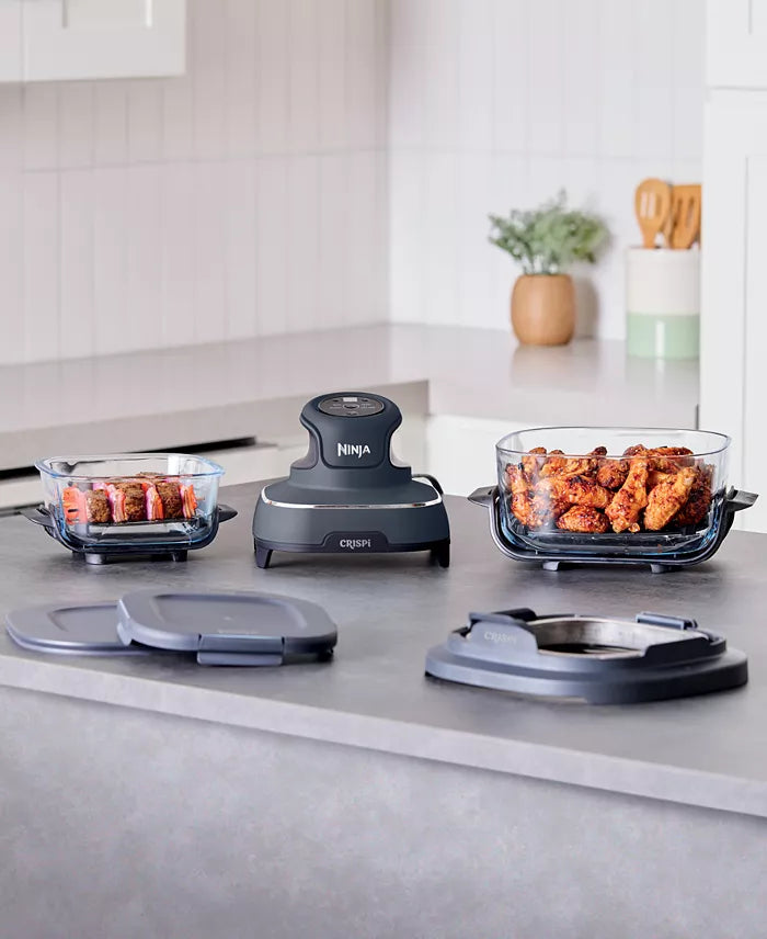 Crispi 4-in-1 Portable Glass Air Fryer Cooking System