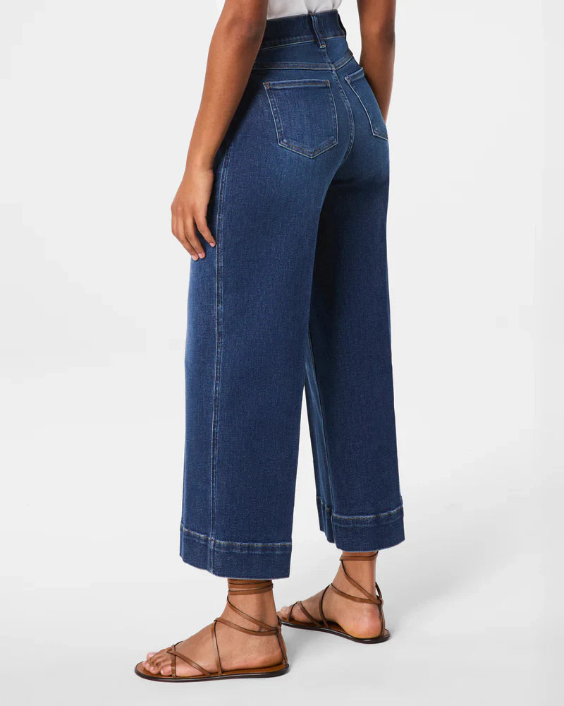 Cropped Wide Leg Jeans