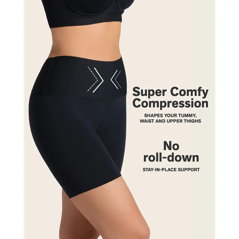 Stay-In-Place Seamless Shapewear Shorts